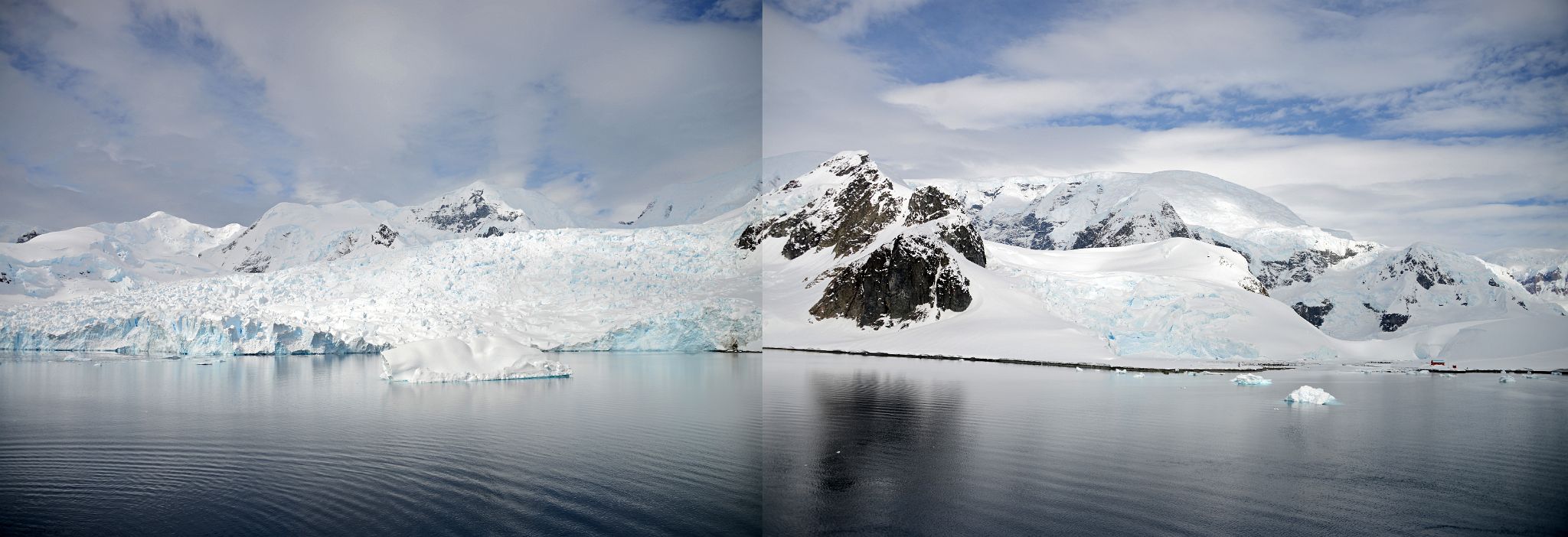 02B Panoramic View Of Mountains Including Mount Inverleith At Almirante Brown Station From Quark Expeditions Antarctica Cruise Ship